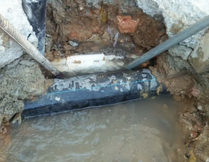 惠安测漏水之水管漏水